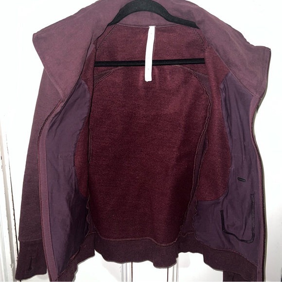 Lululemon Full Zip Burgundy Jacket. Great condition. - Picture 3 of 7